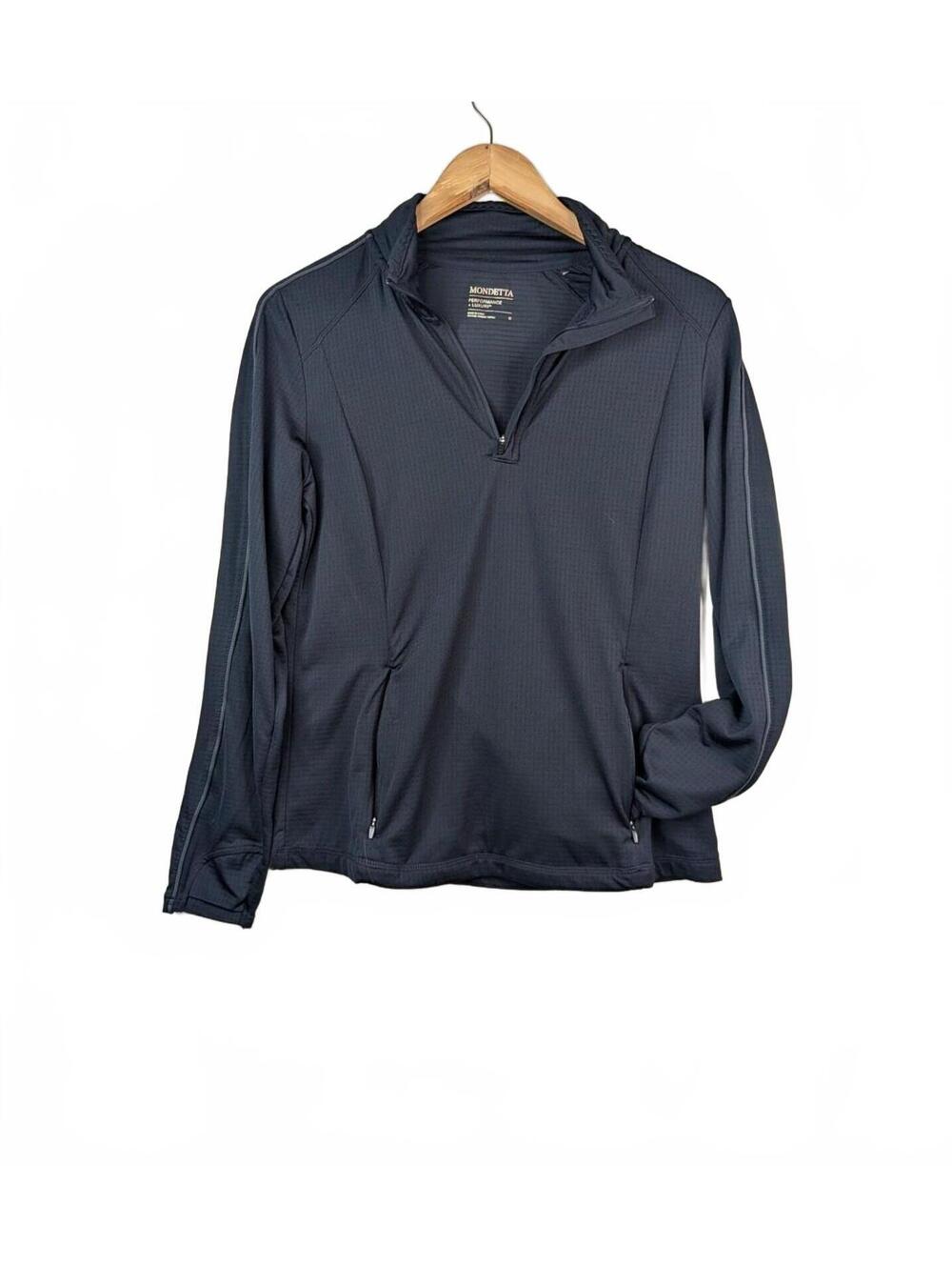 Mondetta Athletic Longsleeve Quarter Zip Sweatshirt Men's Medium‎